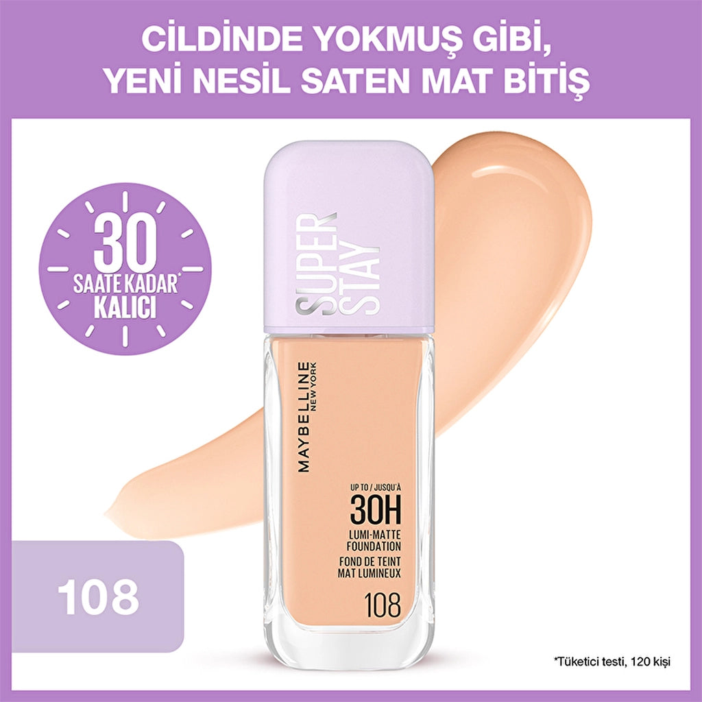 Maybelline New York Super Stay Lumi Matte Foundation 126