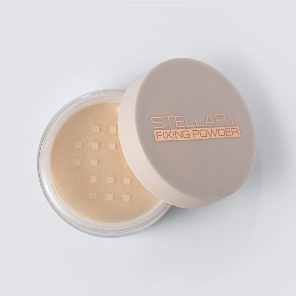 Stellary Perfect Matte Fixing Powder Powder 02 Banana - Brightening Effect & Smooth Finish