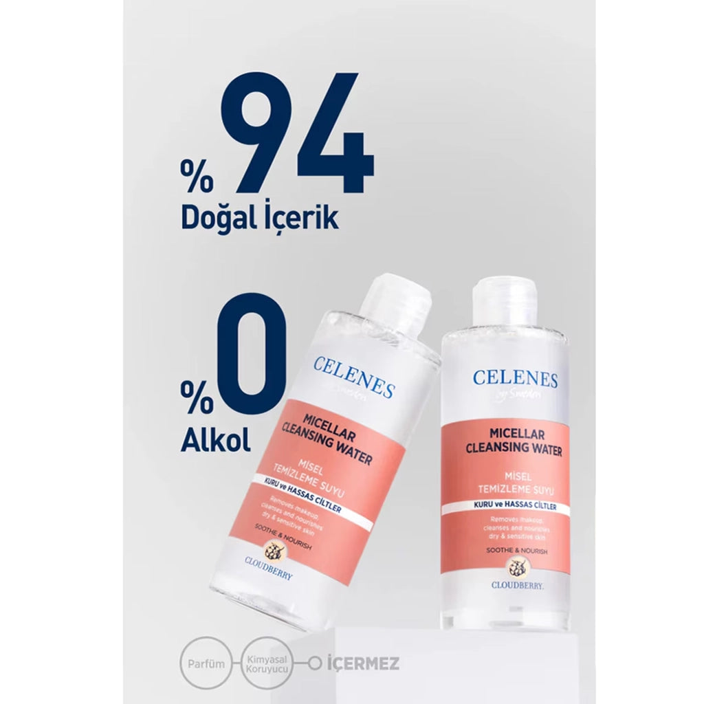 Celenes Cloudberry Micellar Cleansing Water 400 ml