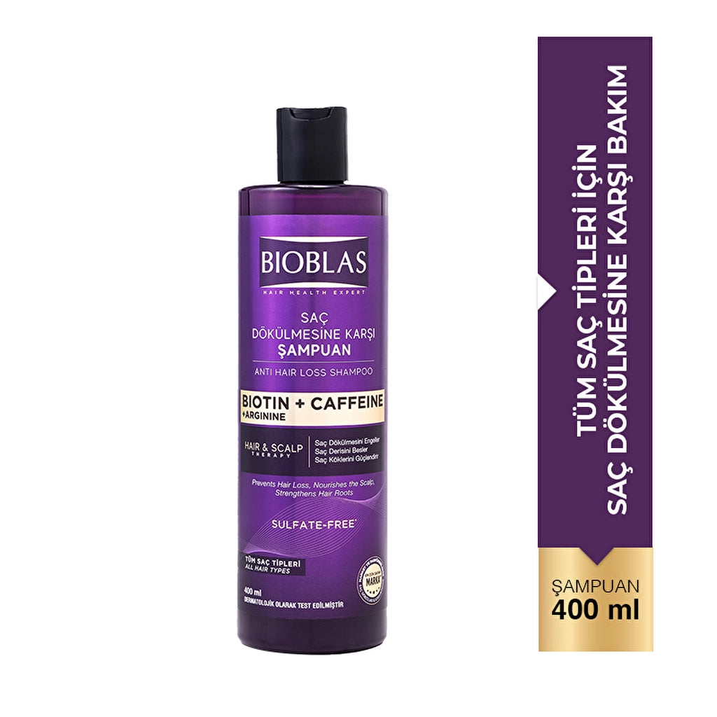 Bioblas Biotin & Caffeine Shampoo 400 ml