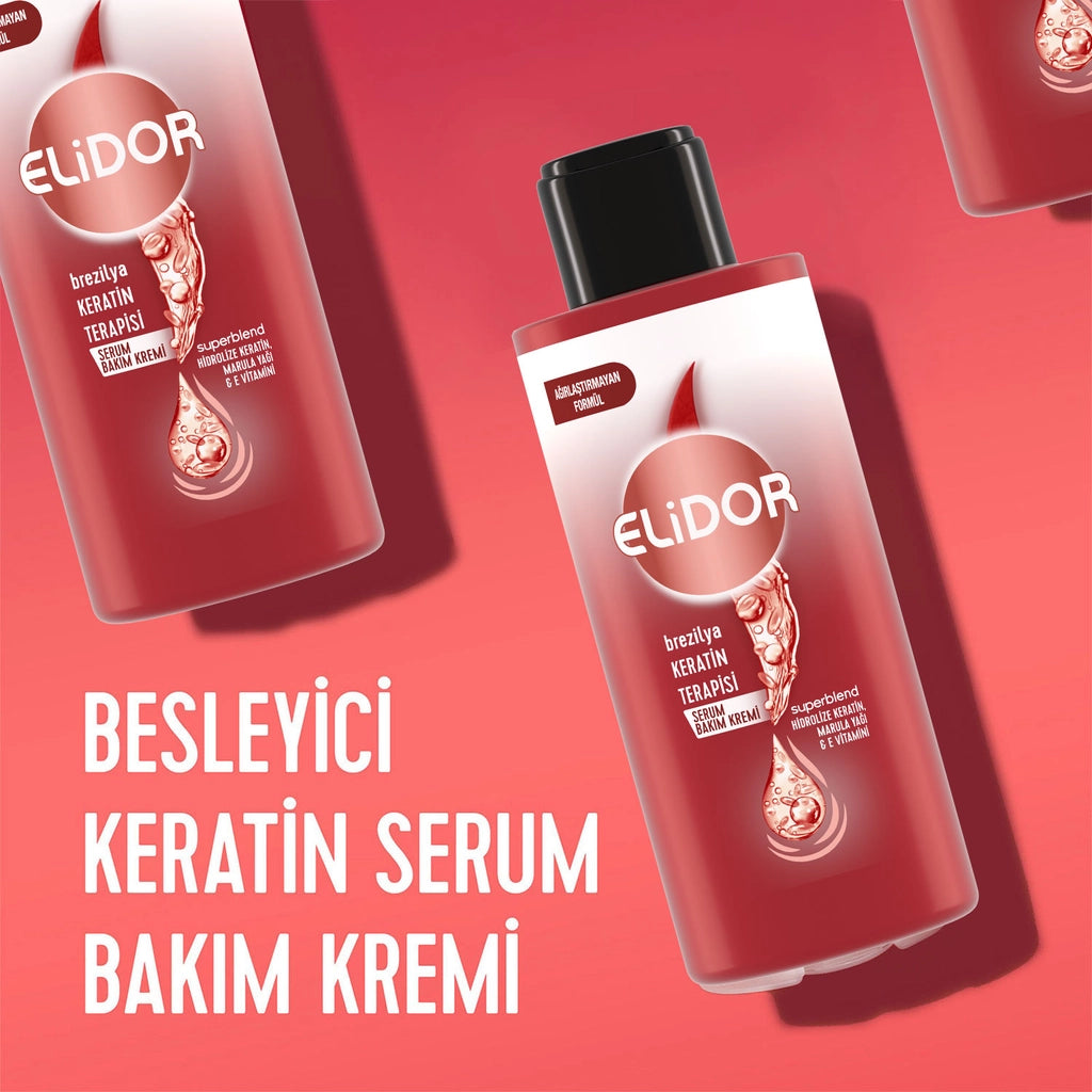 Elidor Brazilian Keratin Therapy Travel Size Serum Care Cream 90 ml