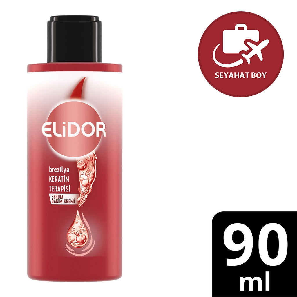 Elidor Brazilian Keratin Therapy Travel Size Serum Care Cream 90 ml