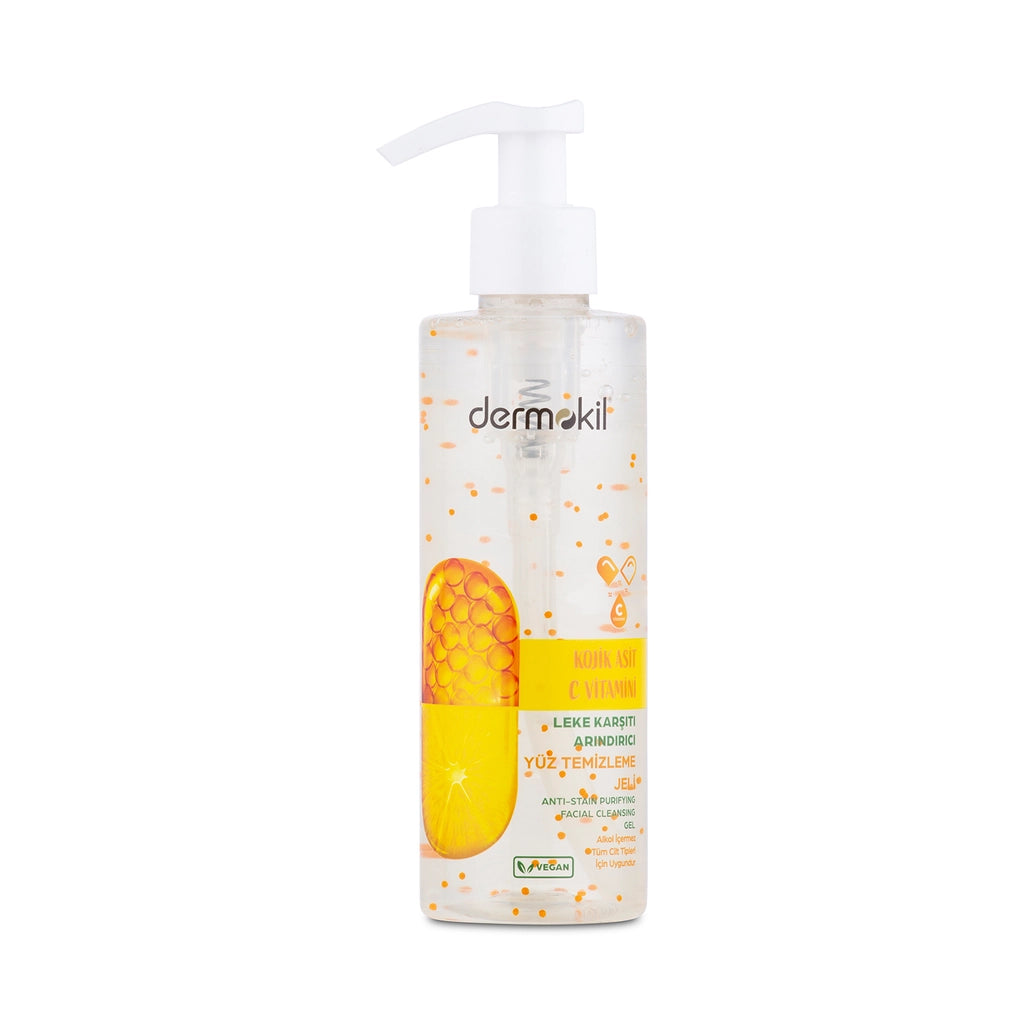 Dermokil Kojic Acid Vitamin C Anti-Blemish Purifying Facial Cleansing Gel 200 ml