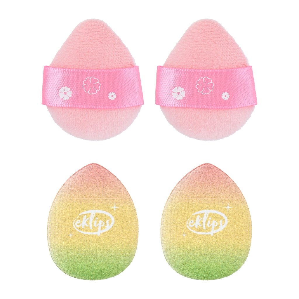 Eklips Rubycell Makeup Puff 4-pack
