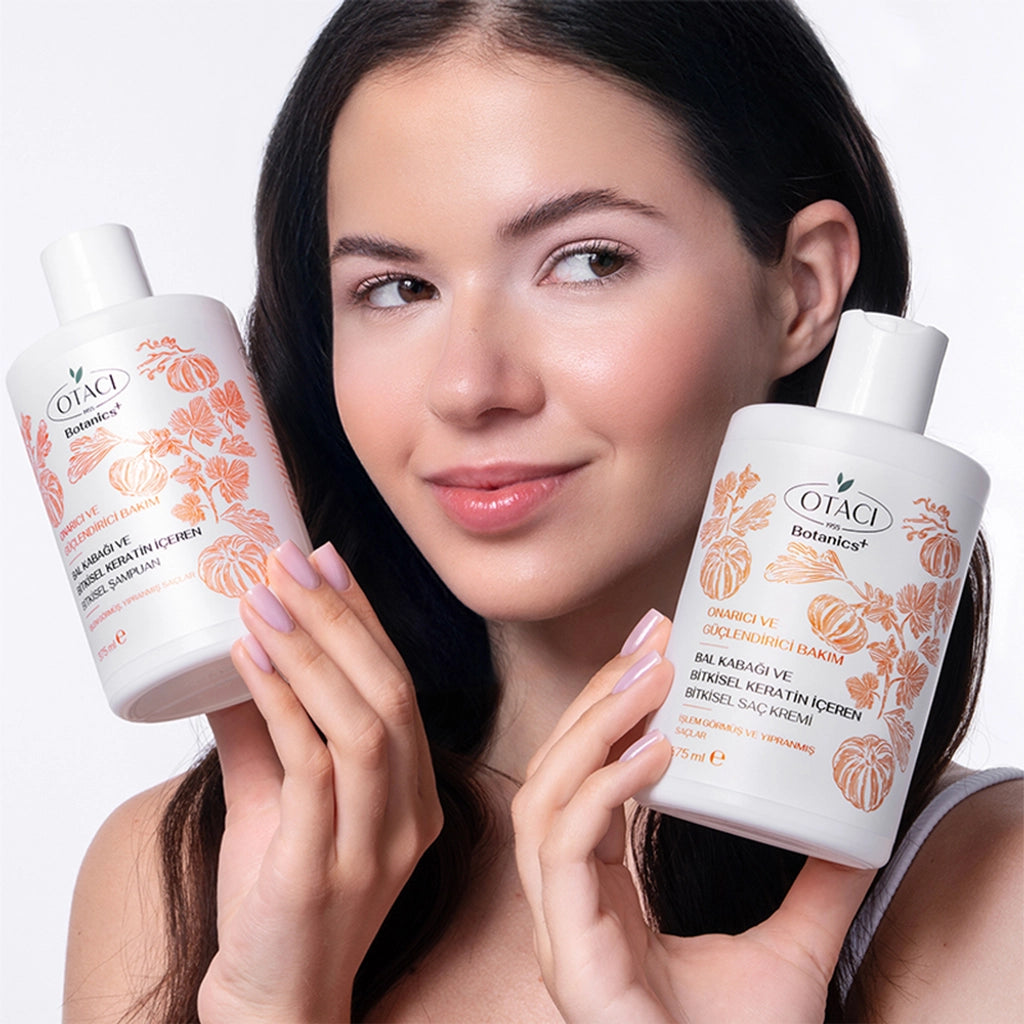 Otacı Botanics+ Repairing and Strengthening Herbal Hair Care Cream Pumpkin and Herbal Keratin 375