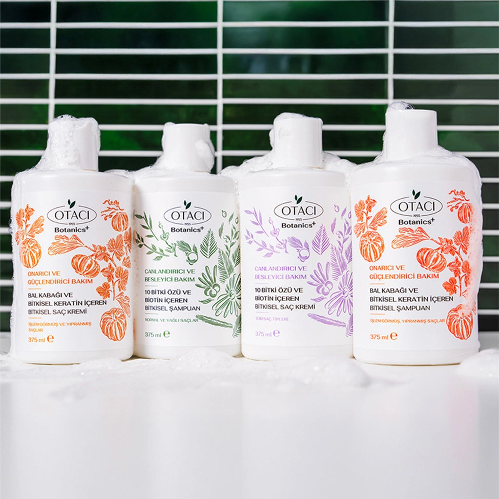 Otacı Botanics+ Revitalizing Herbal Hair Care Cream 10 Plants and Biotin 375 ml