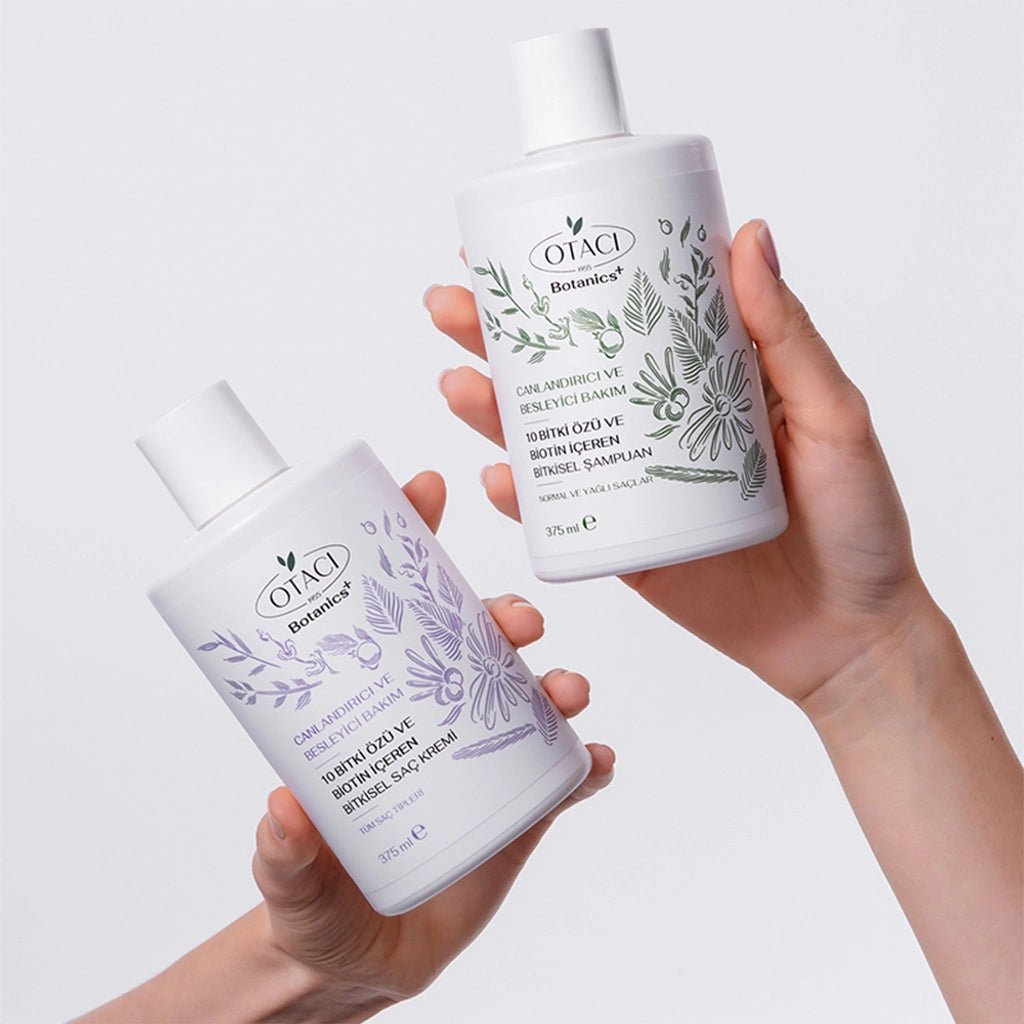 Otacı Botanics+ Revitalizing Herbal Hair Care Cream 10 Plants and Biotin 375 ml