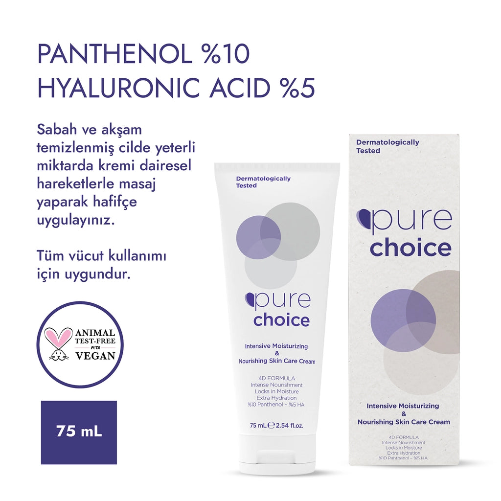 Pure Choice Intensive Moisturizing and Nourishing Skin Care Cream 75 ml