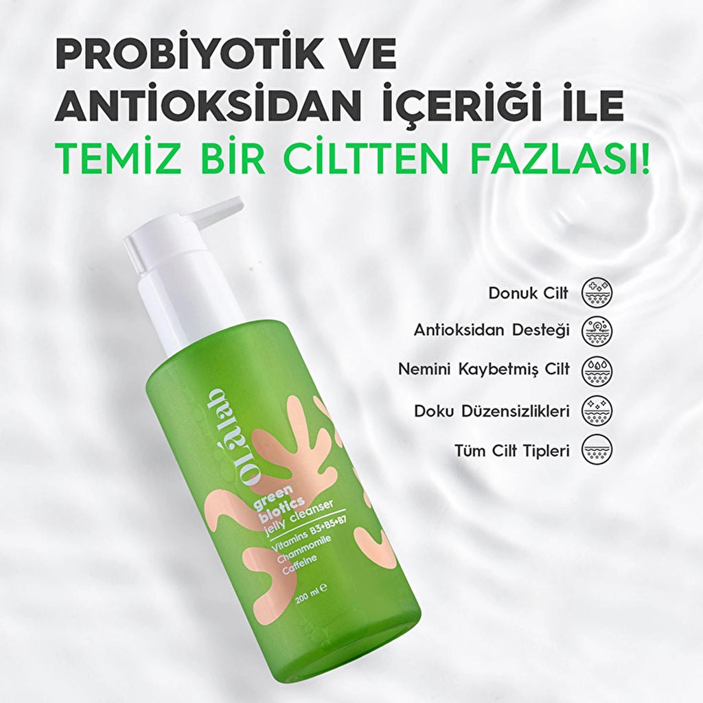 Olalab Purifying Barrier Repair Makeup Facial Cleansing Gel with Probiotic Content 200 ml