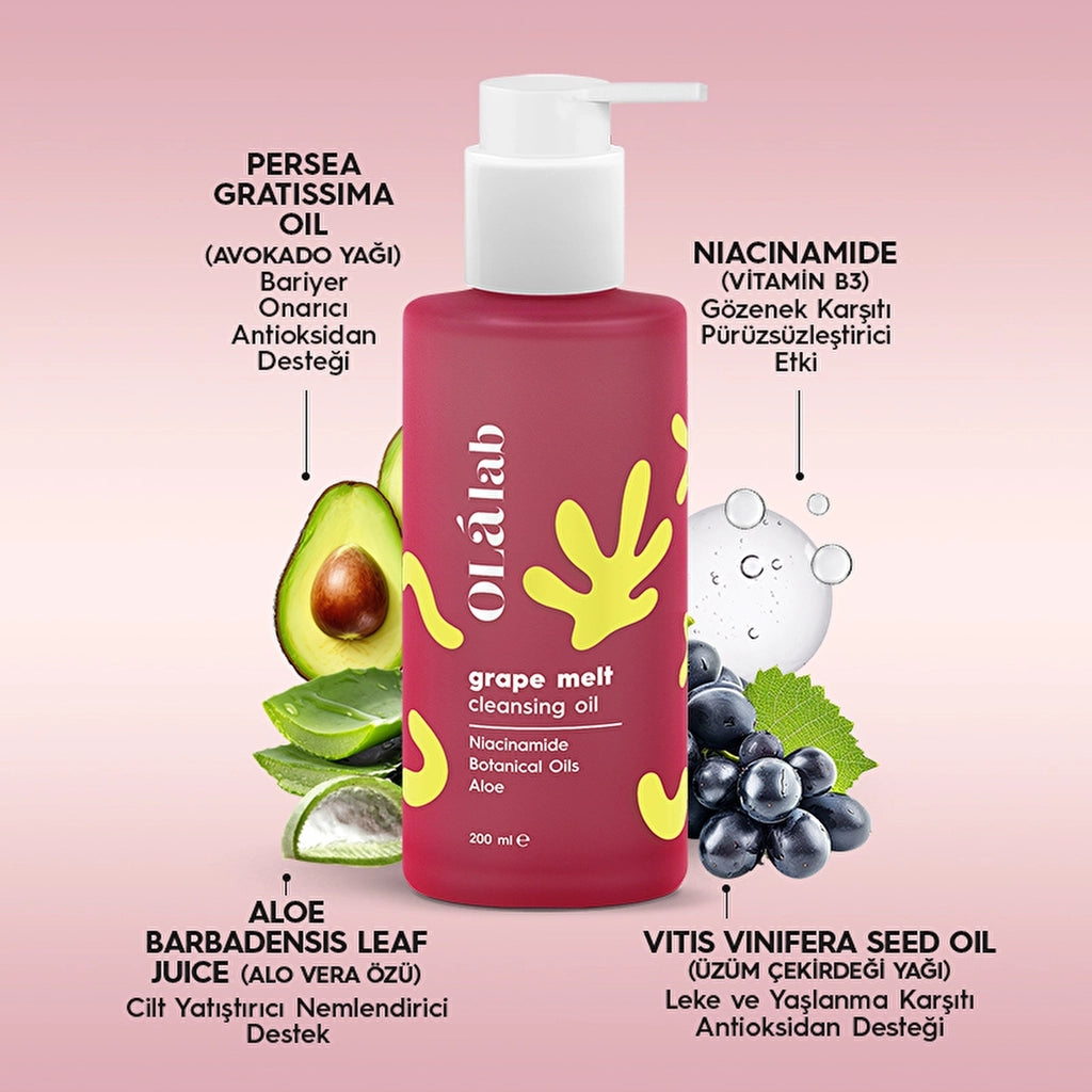 Olalab Purifying Make-up Remover Double Stage Facial Cleansing Oil 200 ml