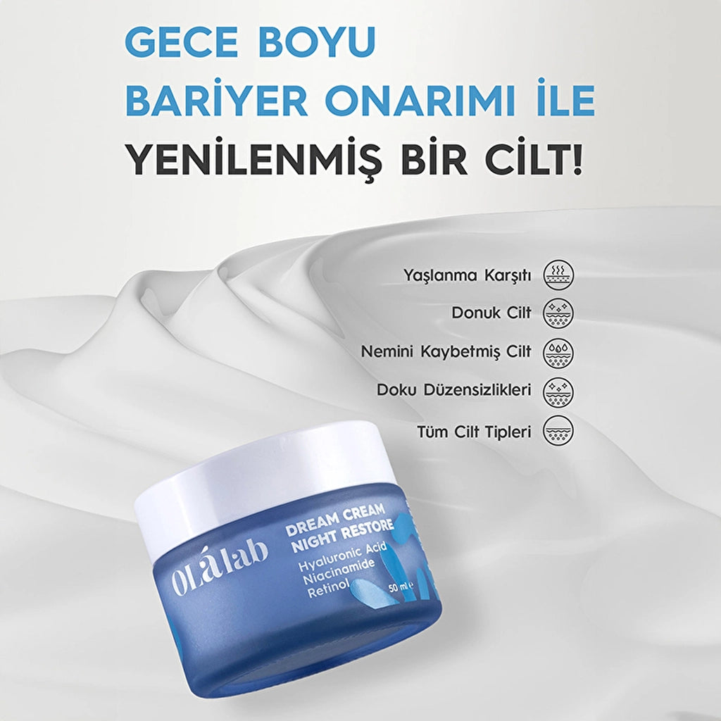 Olalab Anti-Aging Renewing Moisturizing Retinol Night Face Cream 50 ml