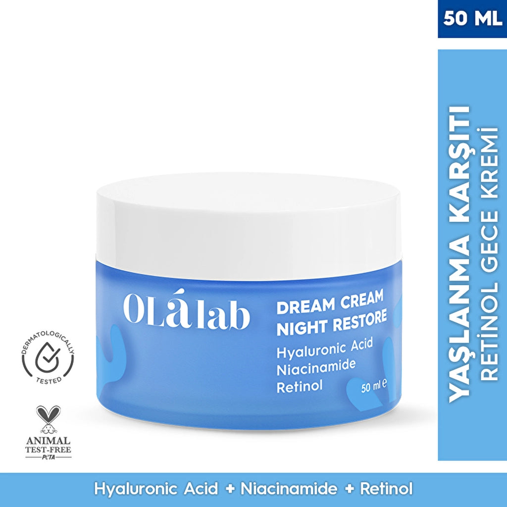 Olalab Anti-Aging Renewing Moisturizing Retinol Night Face Cream 50 ml
