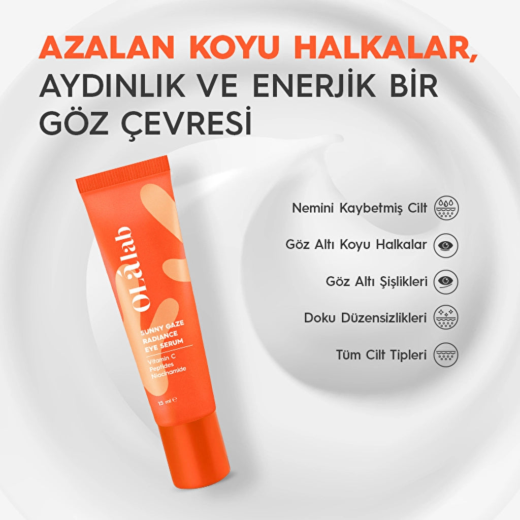 Olalab Anti-Puffing Dark Circle Brightening Vitamin C & Peptide Eye Cream 15 ml