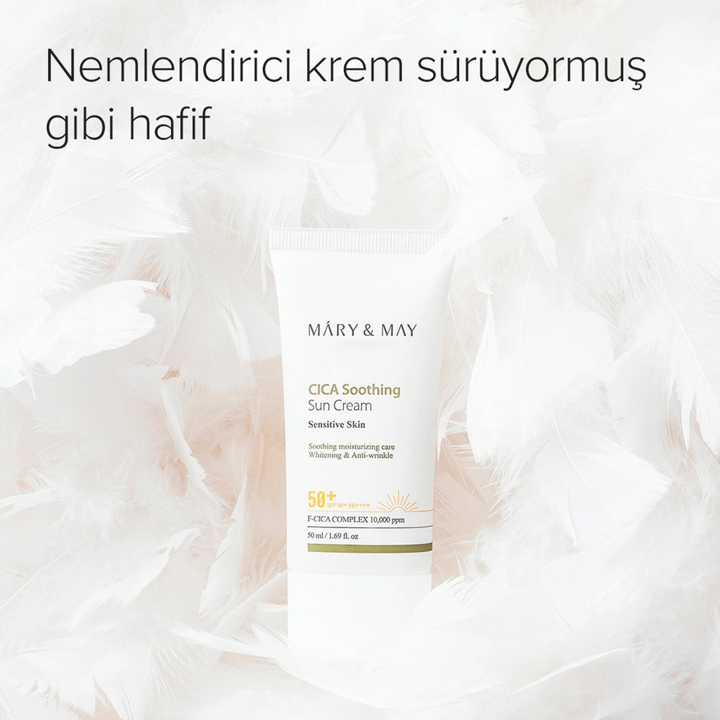 Mary & May Vegan Cica Content 50+SPF PA++++ Facial Sunscreen 50 ml