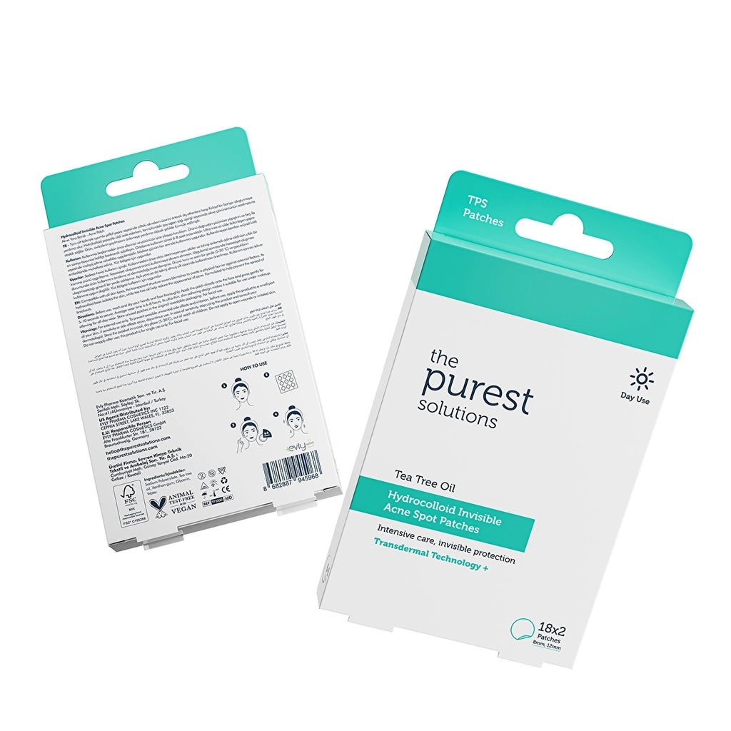 The Purest Solutions Hydrocolloid Acne Patch 36-pack