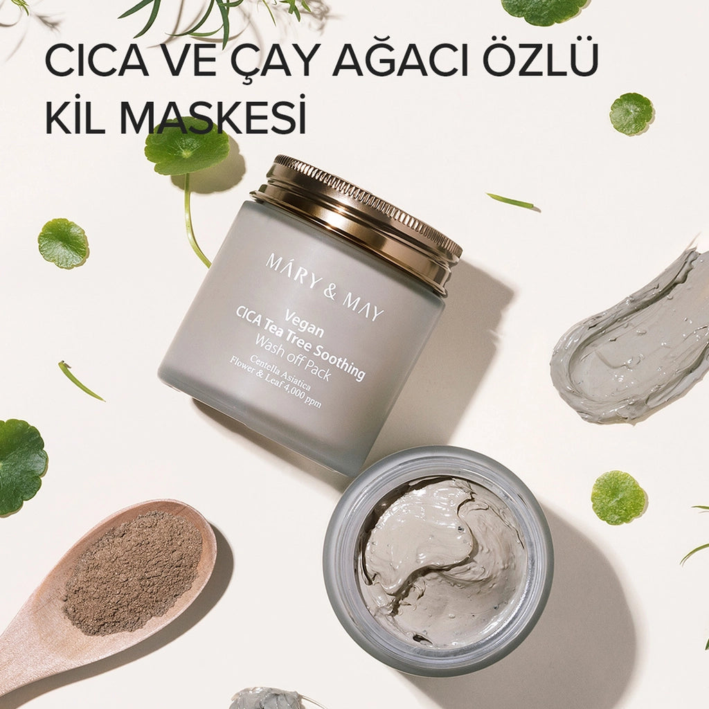 Mary & May Clay Mask with Cica and Tea Tree Extract 125 gr