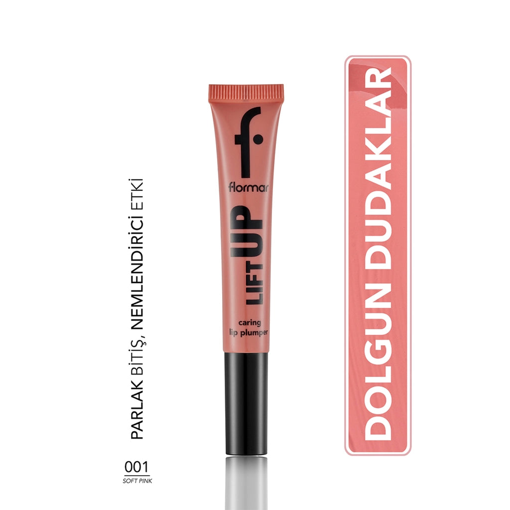 Flormar Lift Up Hyaluronic Acid Effect Plump Lip Gloss 005 Secret Fever