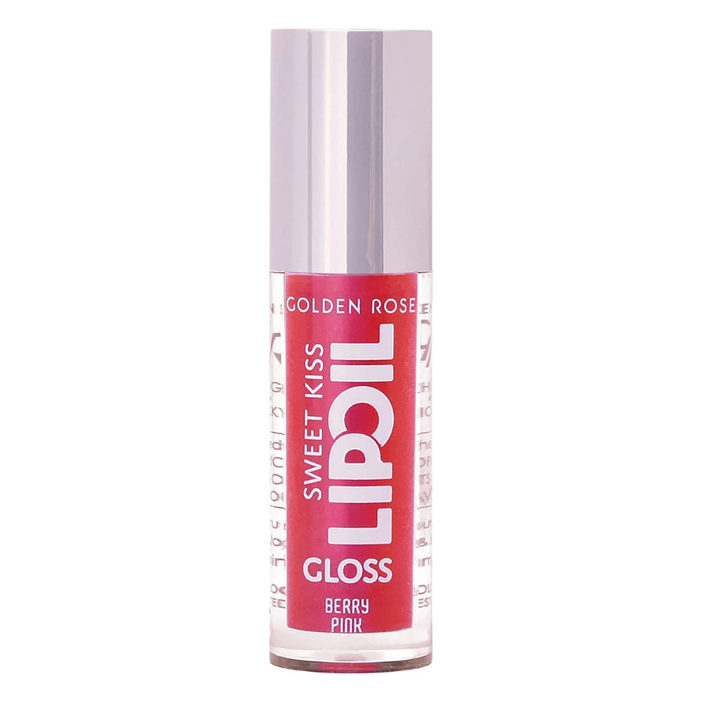 Golden Rose Sweet Kiss Lip Oil Gloss Lip Gloss No: 03 Berry Pink