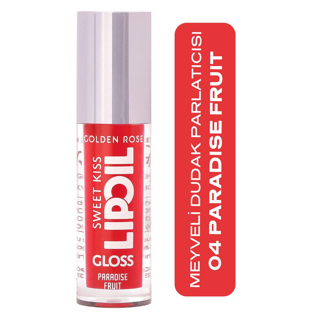 Golden Rose Sweet Kiss Lip Oil Gloss Lip Gloss No: 08 Black Cherry