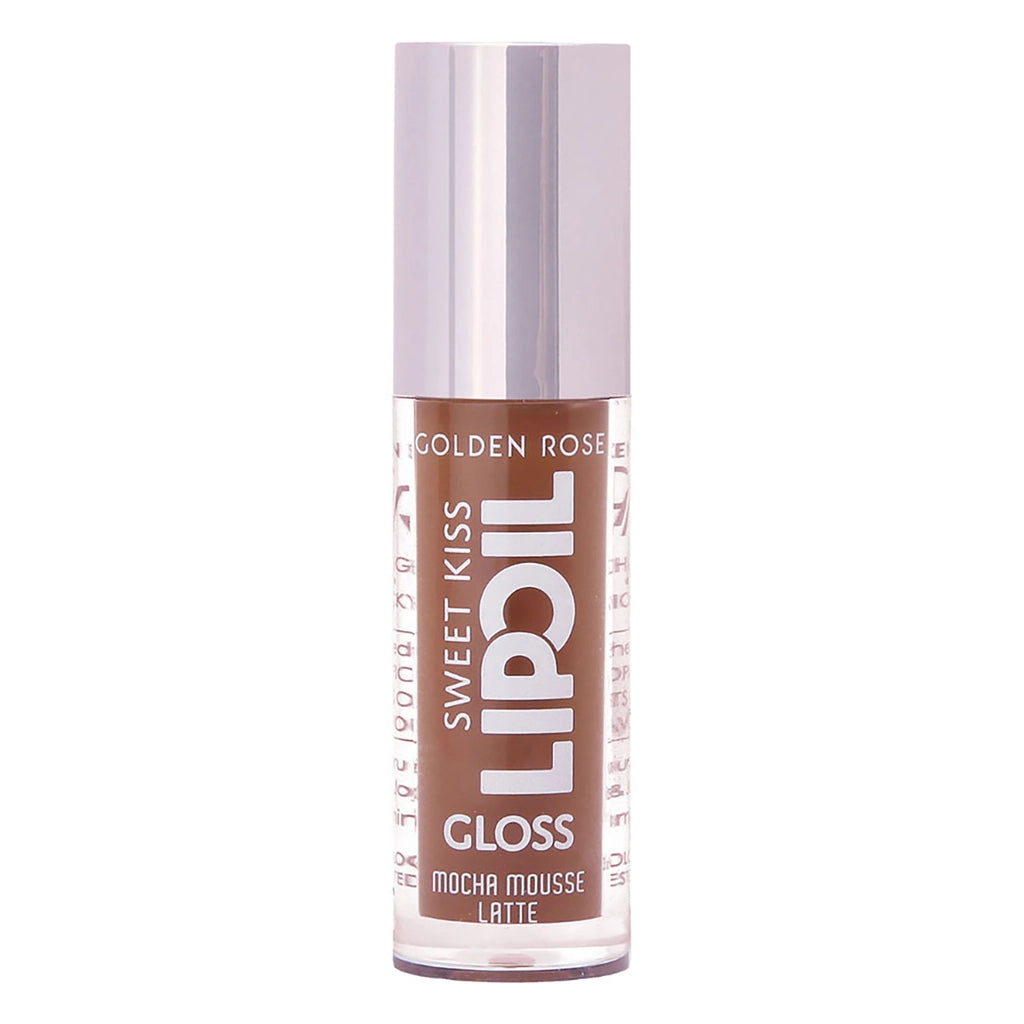 Golden Rose Sweet Kiss Lip Oil Gloss Lip Gloss No: 05 Mocha Mousse Latte