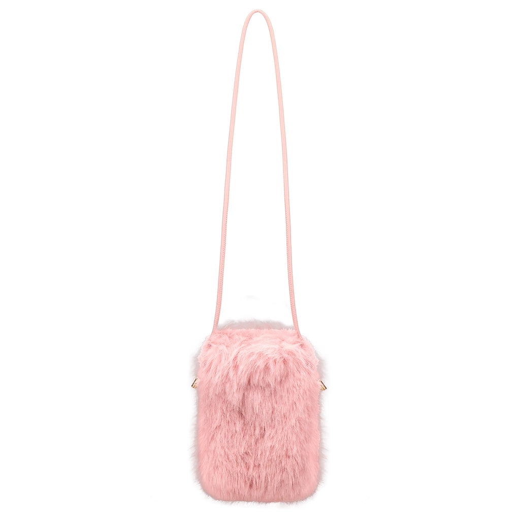 Eklips Pink Plush Phone Bag