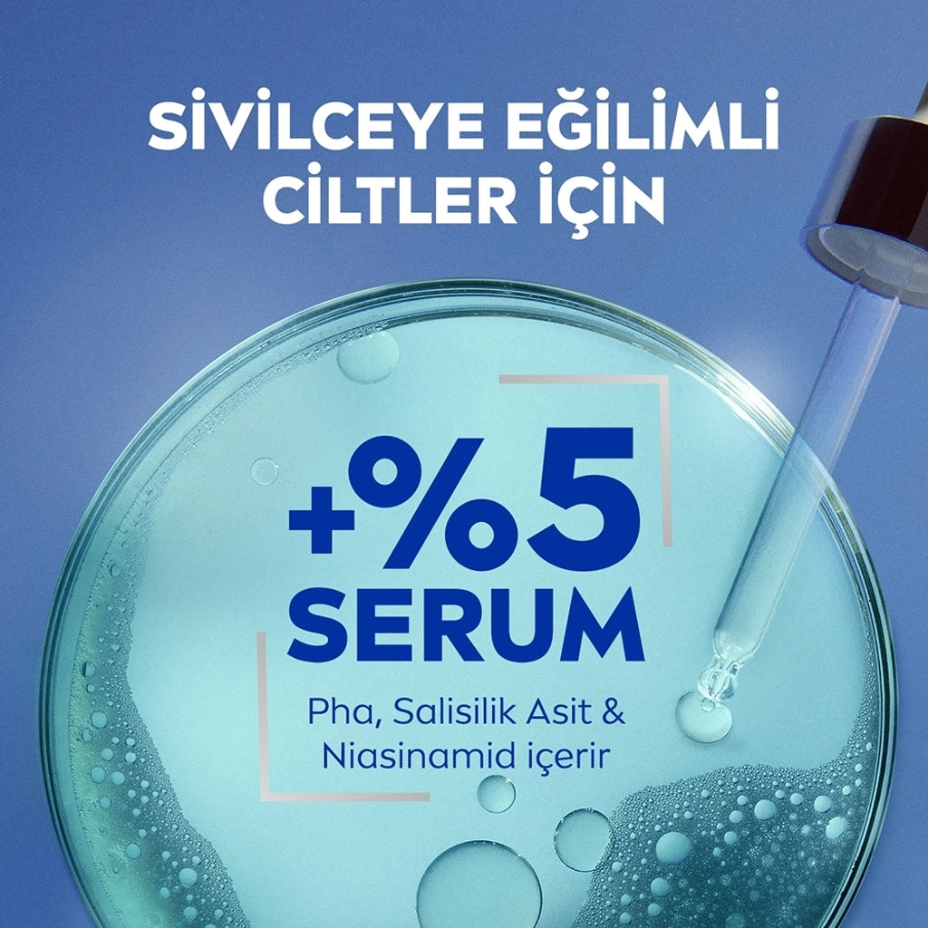 Nivea Derma Skin Clear Serum Effective Dual Phase Micellar Makeup Cleansing Water 400 ml