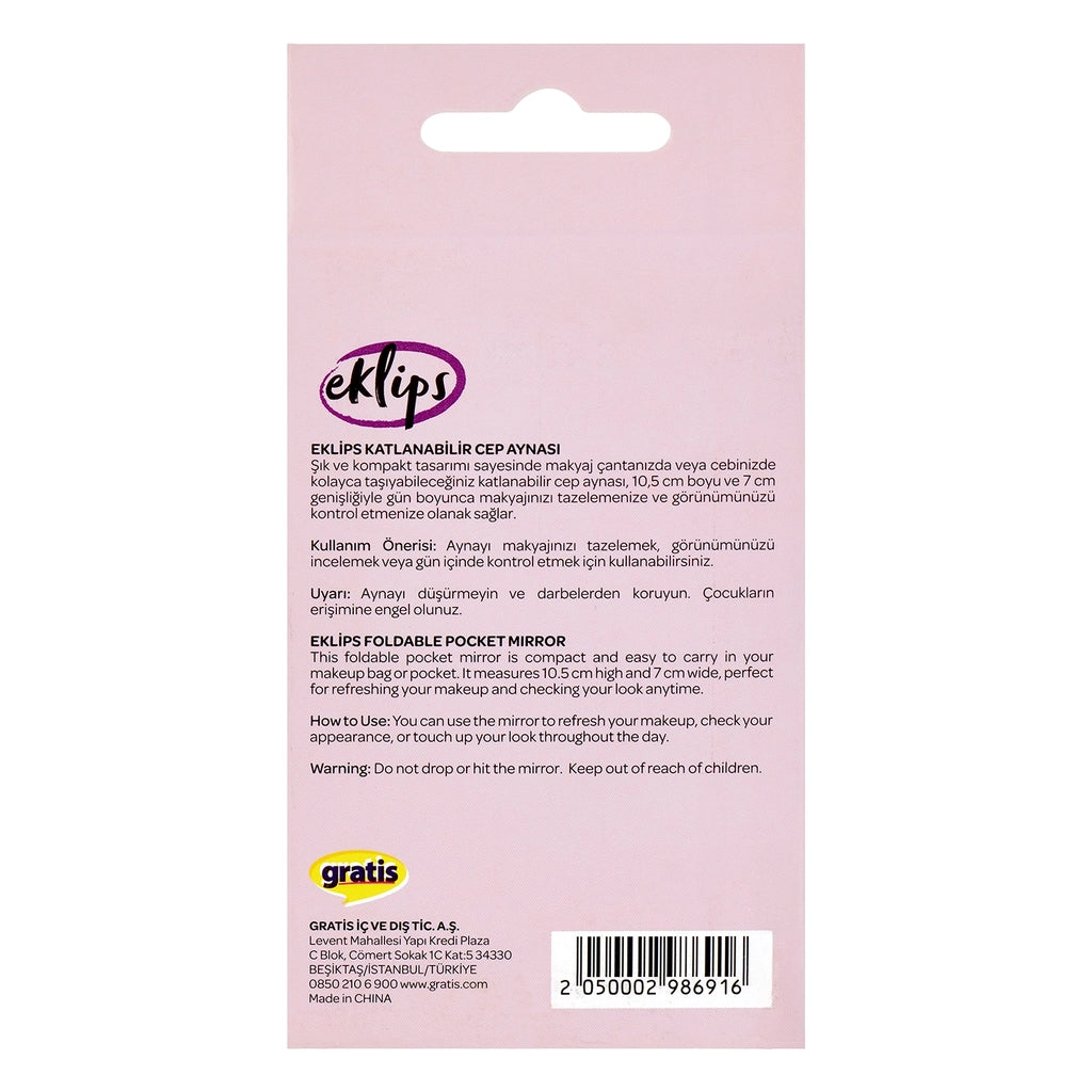Eklips Foldable Pocket Mirror (Assorted)