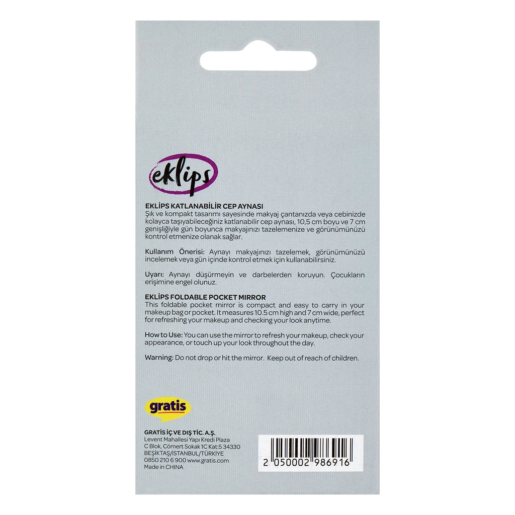 Eklips Foldable Pocket Mirror (Assorted)