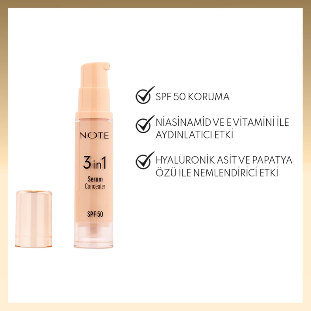 Note 3in1 Serum Concealer 10 Medium
