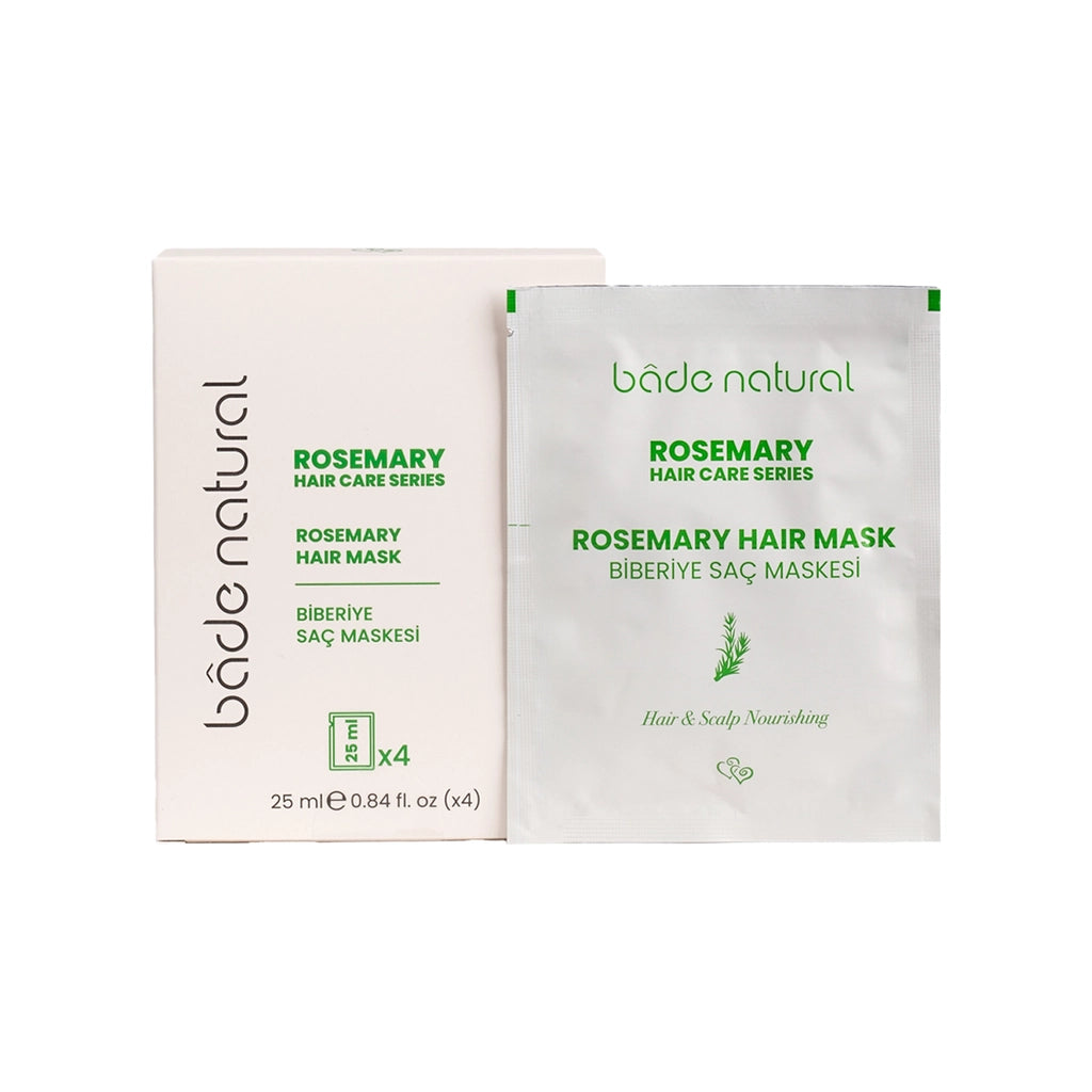 Bade Natural Rosemary Nourishing and Strengthening Hair Mask 25 ml x 4