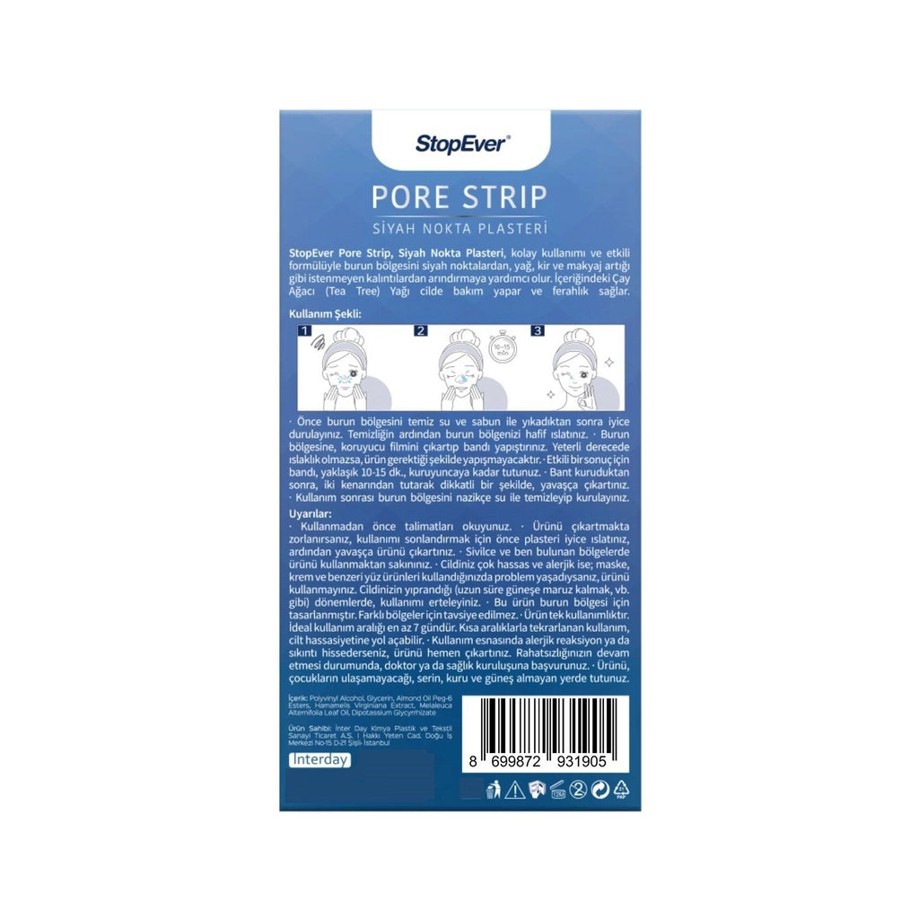 StopEver Pore Strip Blackhead Tape 6-pack