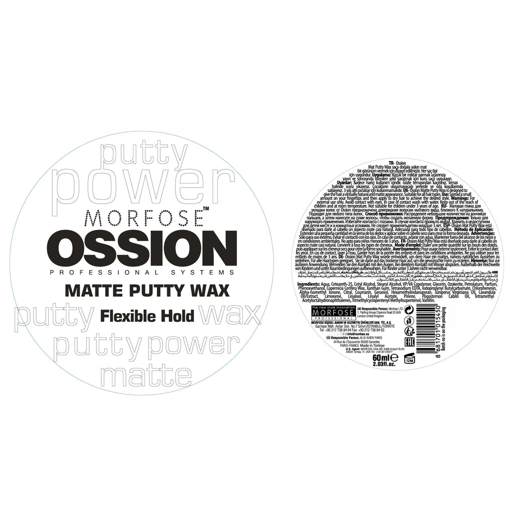 Morfose Ossion Putty Matte Wax 60 ml