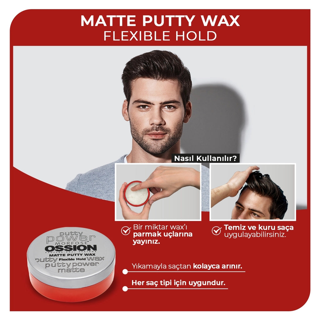 Morfose Ossion Putty Matte Wax 60 ml