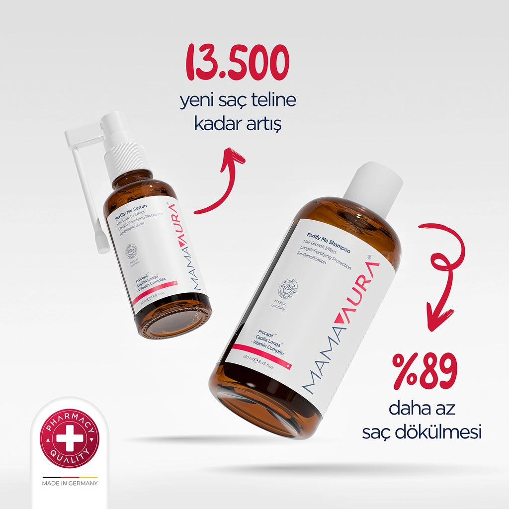 Mamaaura Fortify Me Anti Hair Loss Set (Shampoo 250 ml + Serum 50 ml)
