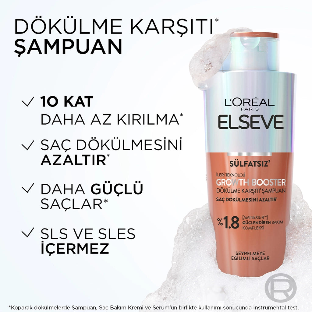 Loreal Paris Elseve Growth Booster Anti-Hair Shampoo 200 ml