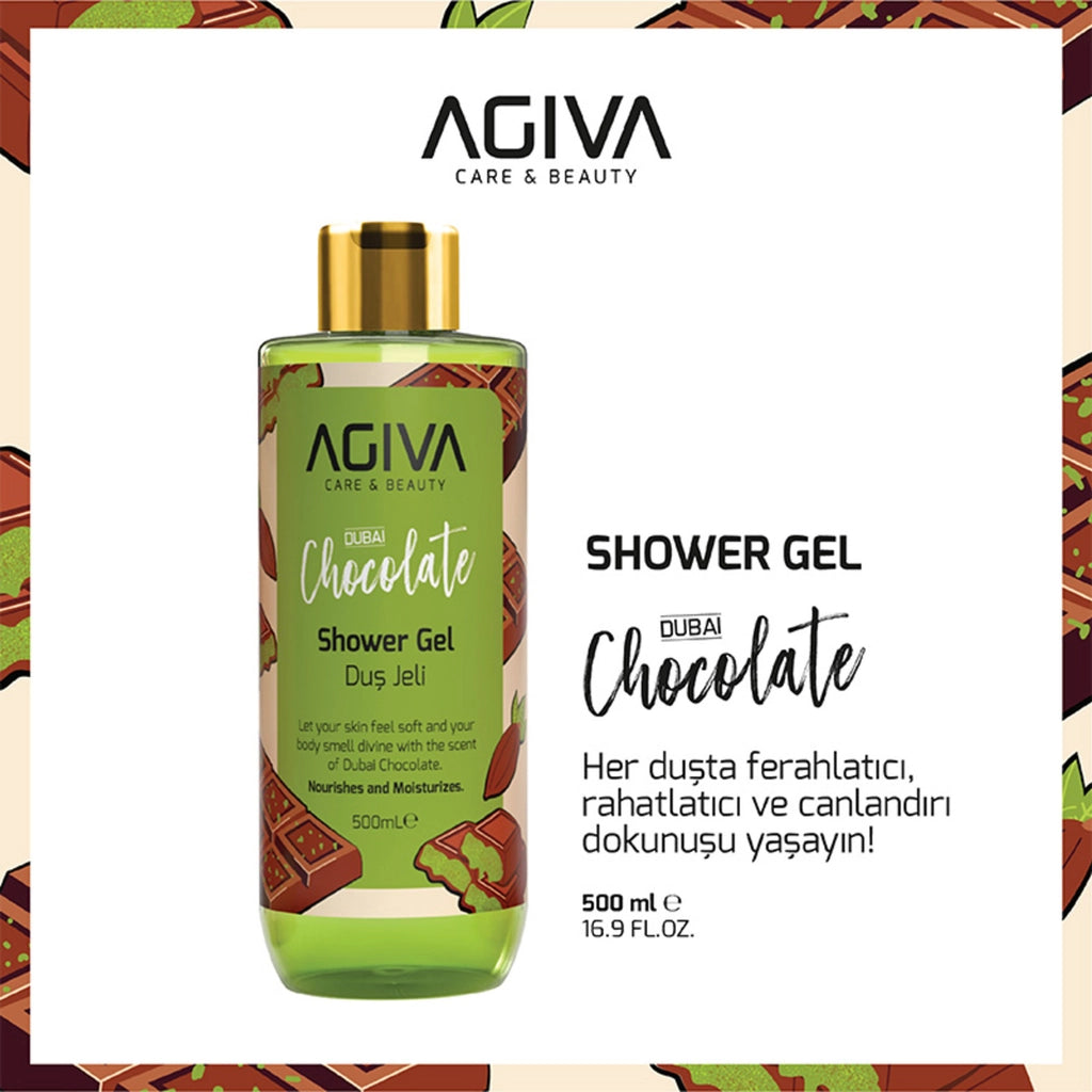 Agiva Care & Beauty Shower Gel Dubai Chocolate 500 ml