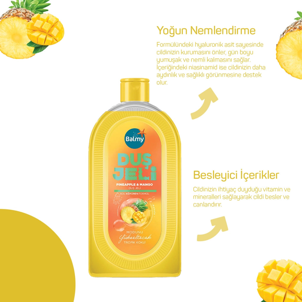 Balmy Shower Gel Mango Pineapple 450 ml