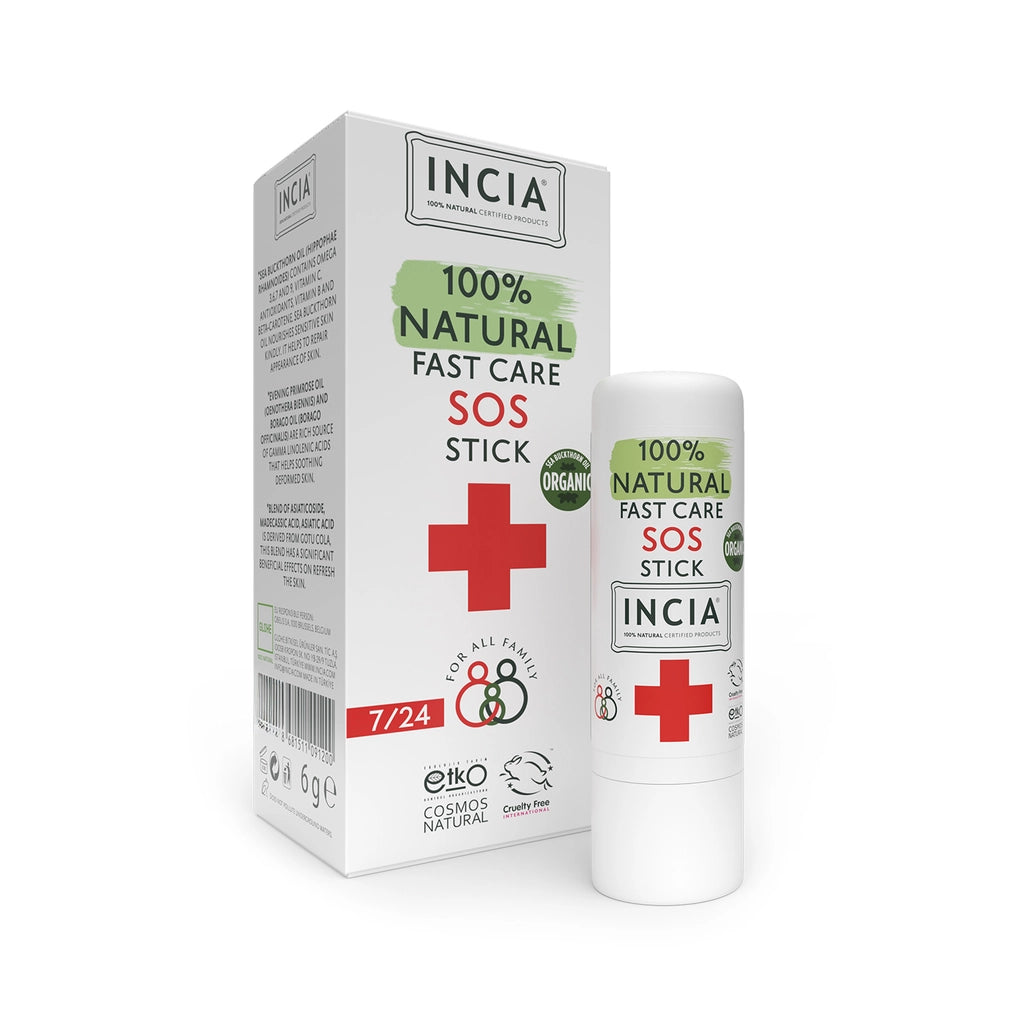 Incia 100% Natural Fast Care SOS Stick 6 gr