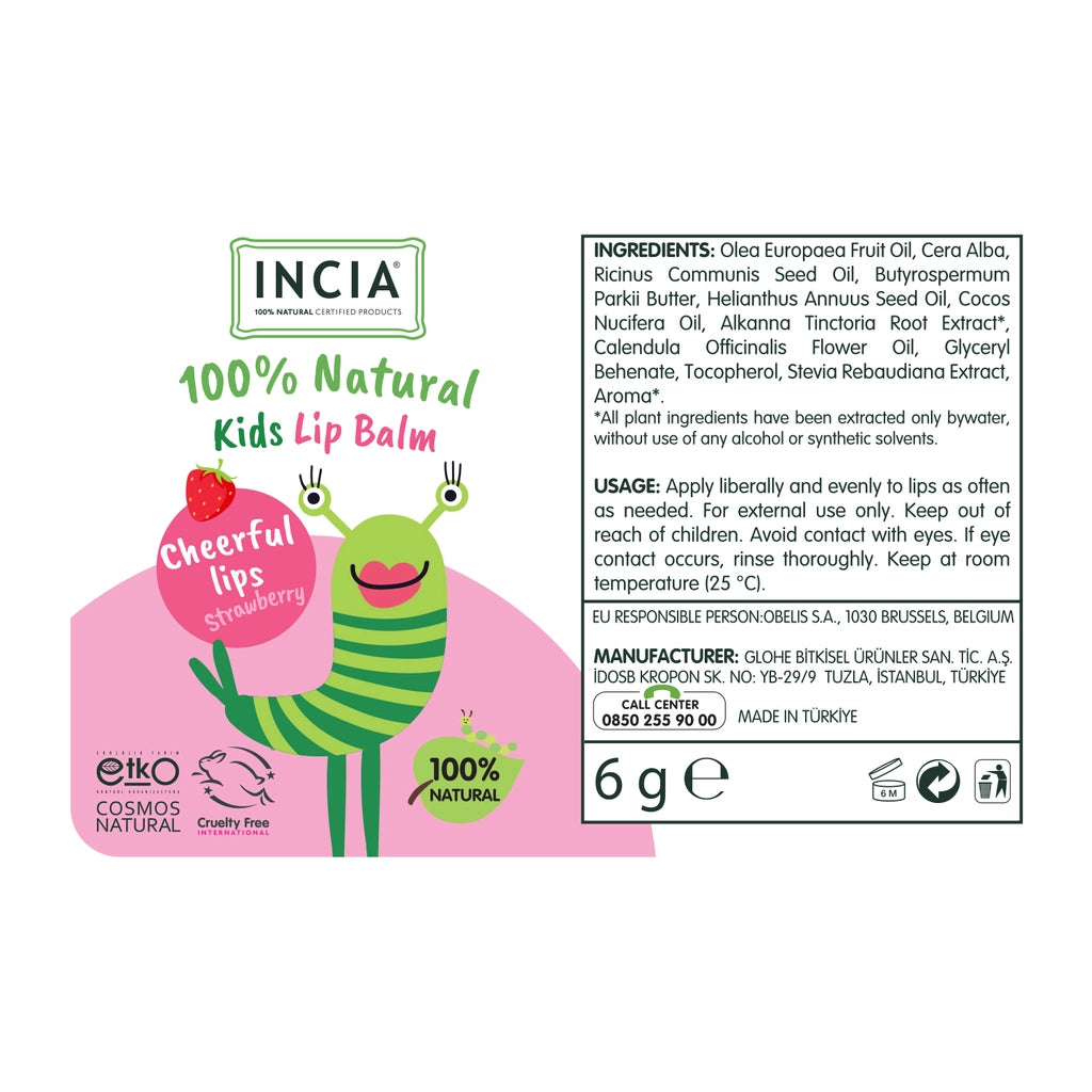 Incia Strawberry Lip Nourishing 6 gr