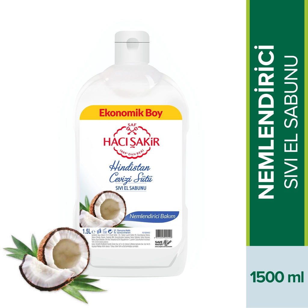 Hacı Şakir Coconut Liquid Soap 1500 ml