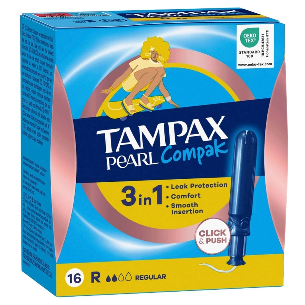 Tampax Pearl Compak Tampon Normal 16pcs