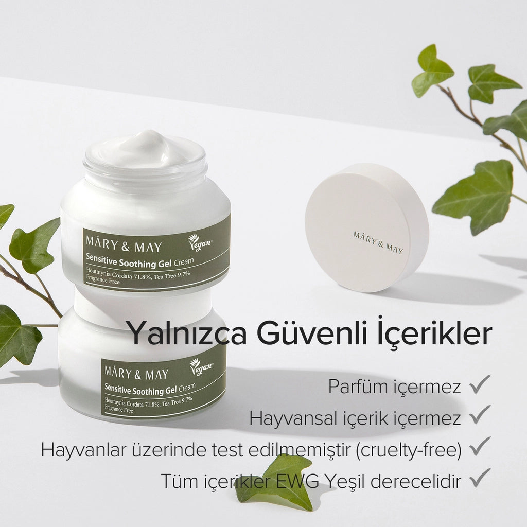 Mary & May Moisturizing Gel Face Cream for Sensitive Skin 70 gr