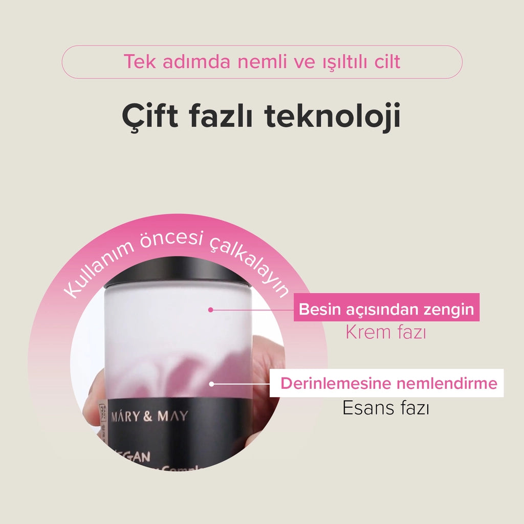 Mary & May Dual Phase Thick Consistency Face Cream Essence Containing Blackberry Complex Extract 140 ml
