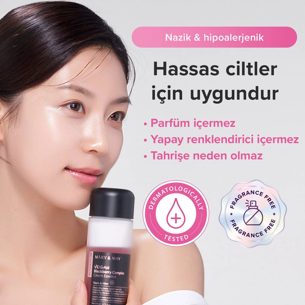 Mary & May Dual Phase Thick Consistency Face Cream Essence Containing Blackberry Complex Extract 140 ml