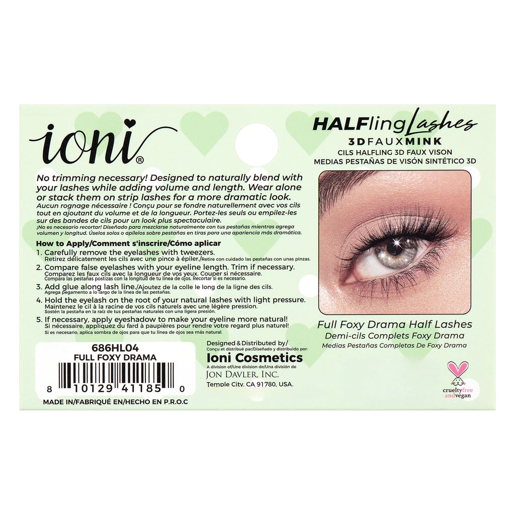IONI Long and Extra Full False Eyelashes