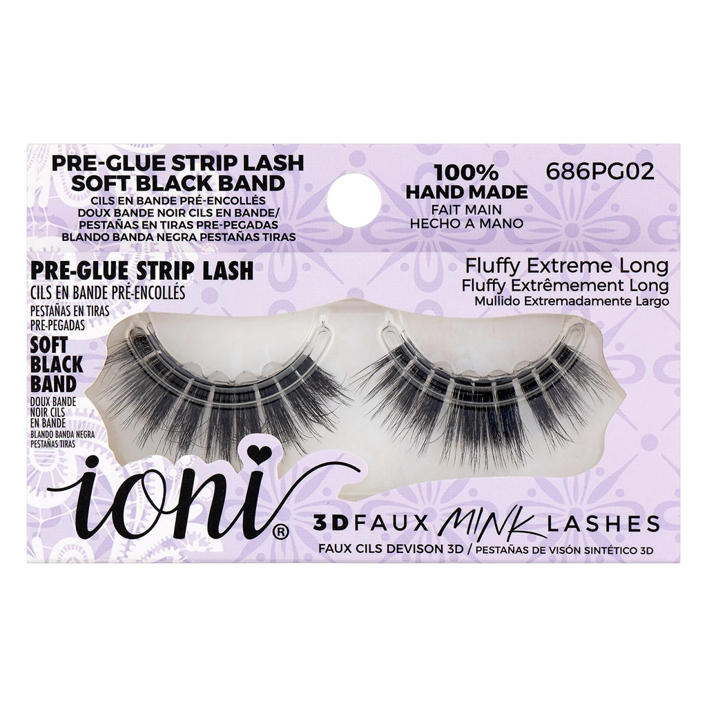 IONI 3D Extra Long Ready-made Adhesive False Eyelashes