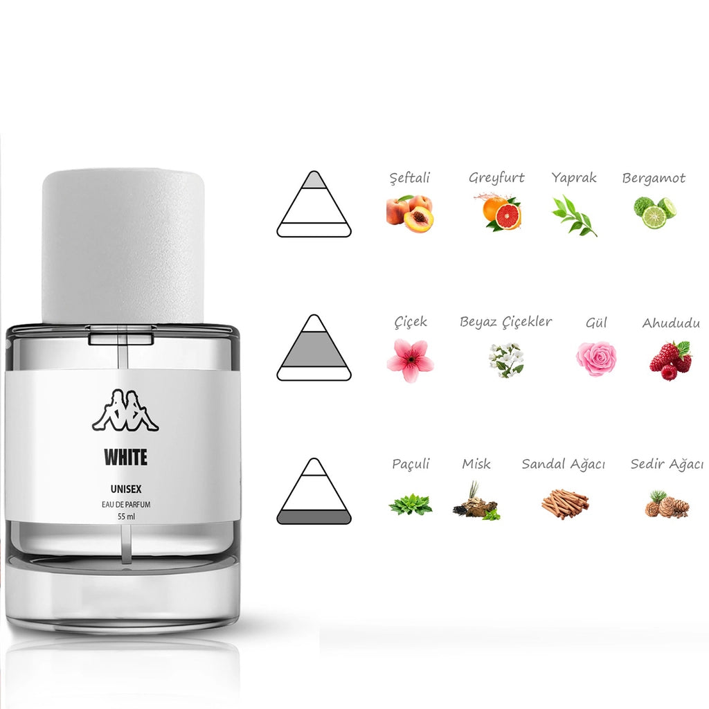 Kappa White EDP Unisex Perfume 55 ml