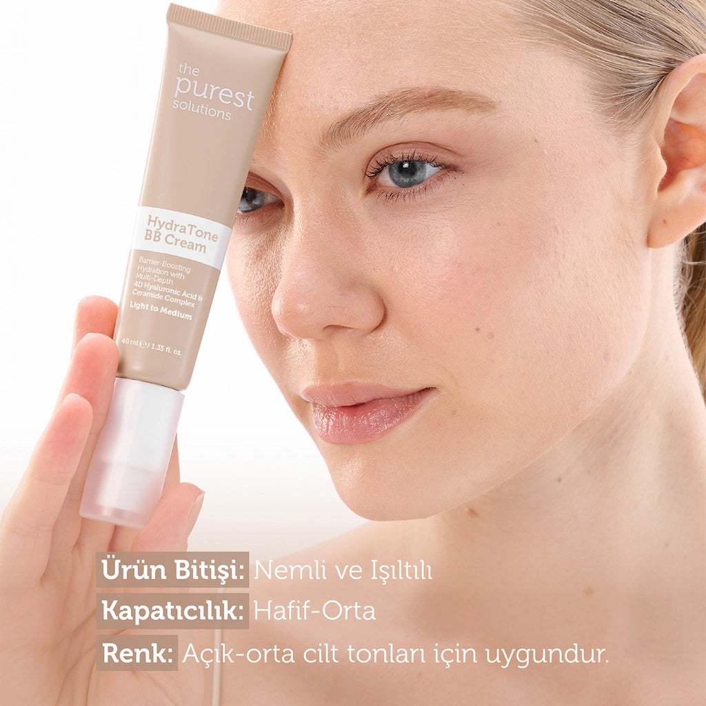 The Purest Solutions Intense Moisturizing BB Cream for Dry and Combination Skin 50+SPF 40 ml (Light-Medium Tone)