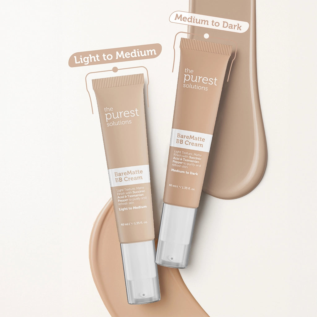 The Purest Solutions Mattifying BB Cream for Oily and Combination Skin 50+SPF 40 ml (Light-Medium Tone)