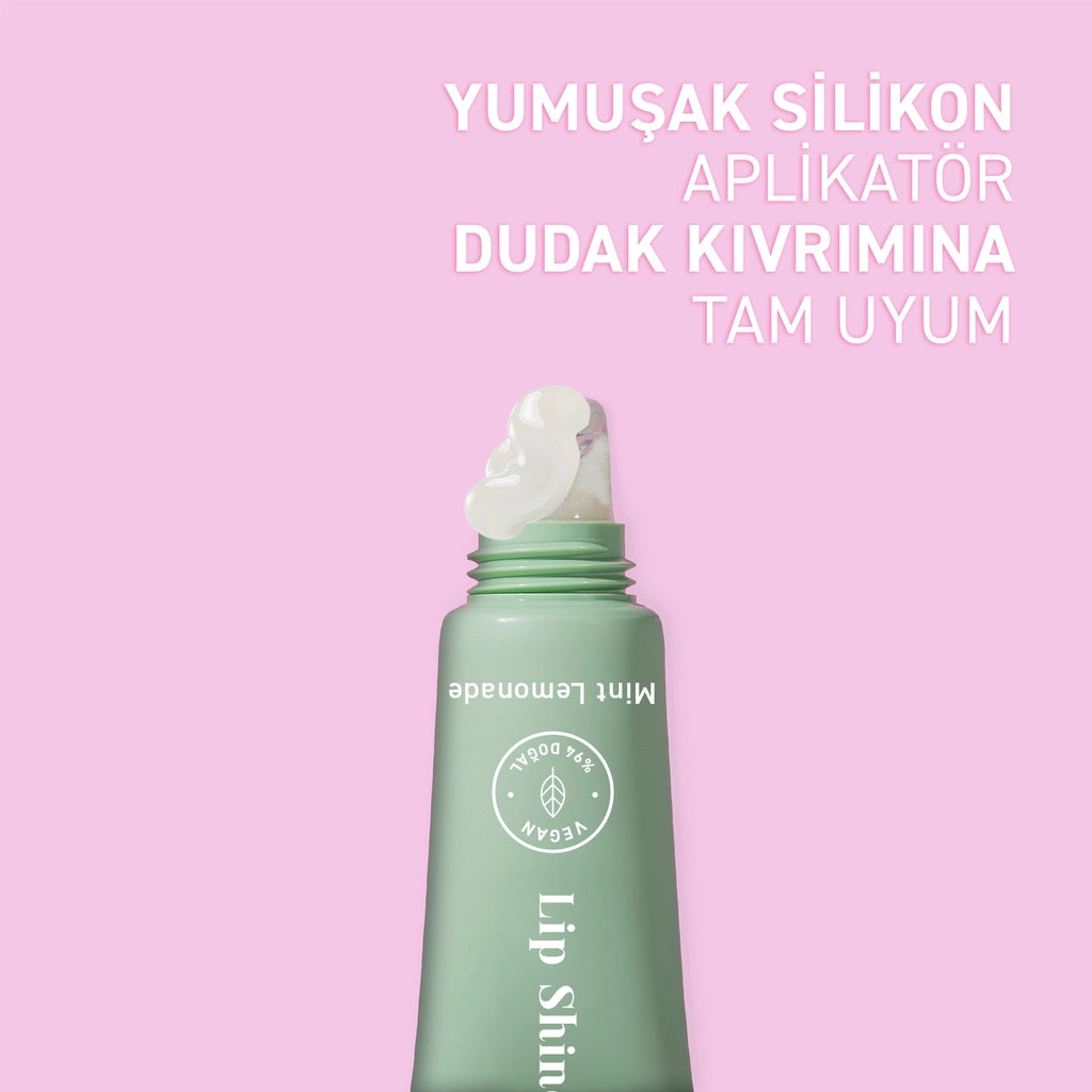 Herbaderm Glossy Lip Balm Lemonade Flavored 10 ml (With Keychain Gift)